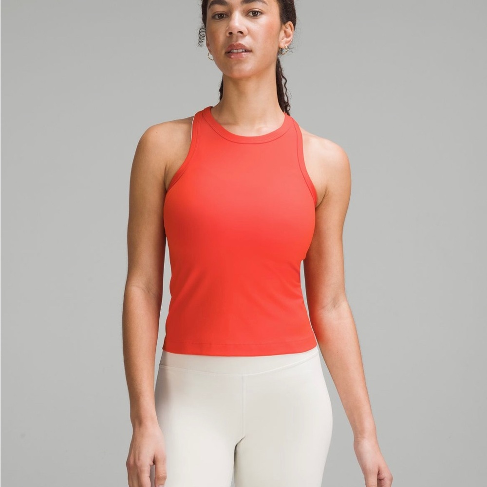 Lululemon align tank top waist length 6 Solar orange